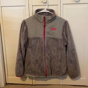 Kid’s Gray Fuzzy North Face